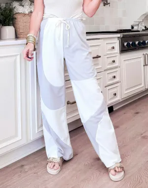 Side Hustle Color Block Drawstring Pants