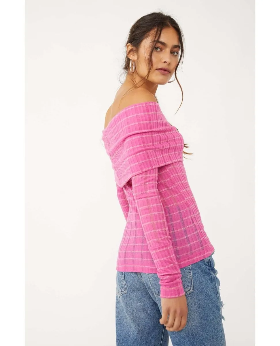 Snowbunny GF Rib Fuschia Fizz