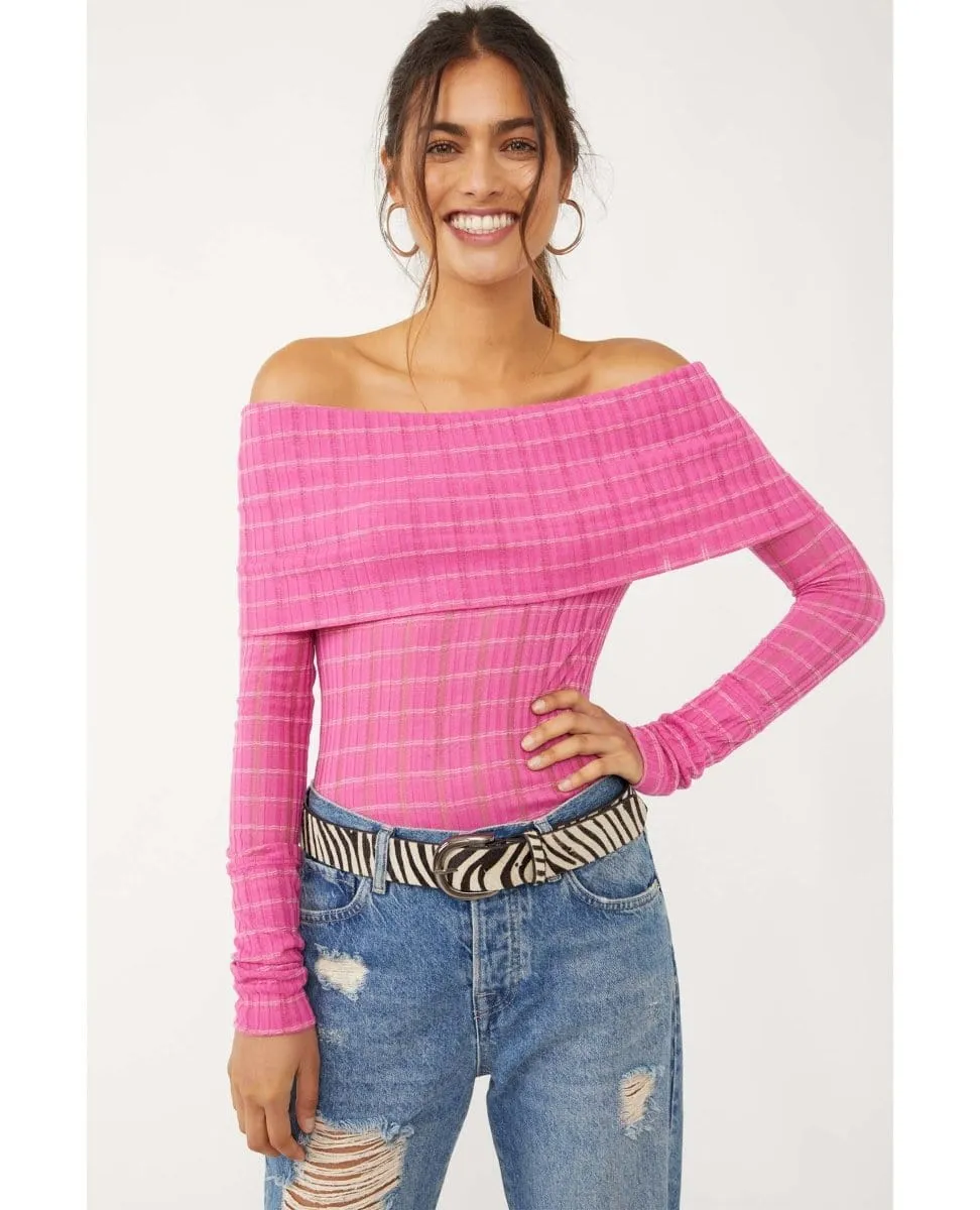 Snowbunny GF Rib Fuschia Fizz