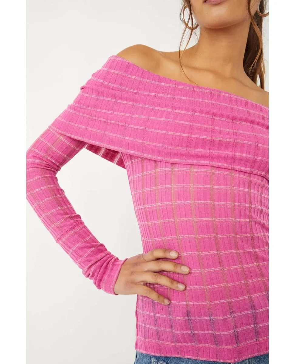 Snowbunny GF Rib Fuschia Fizz