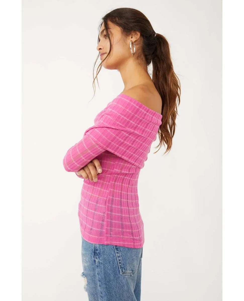 Snowbunny GF Rib Fuschia Fizz
