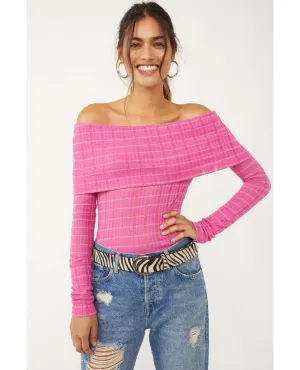 Snowbunny GF Rib Fuschia Fizz