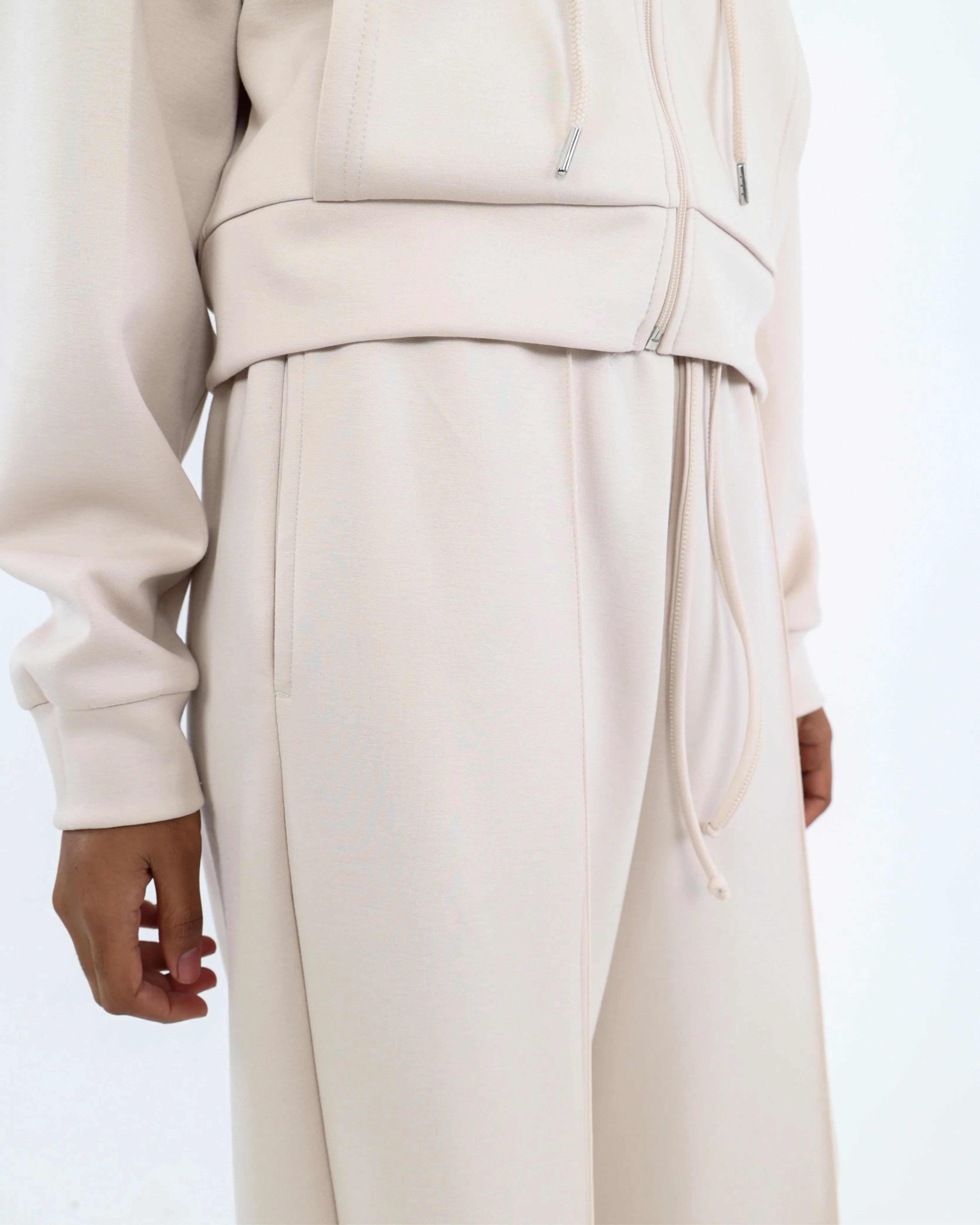 Soft Touch Pintuck Wide Leg Pants