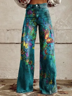 Sophia™ - Chic High Waisted Wide Leg Pants