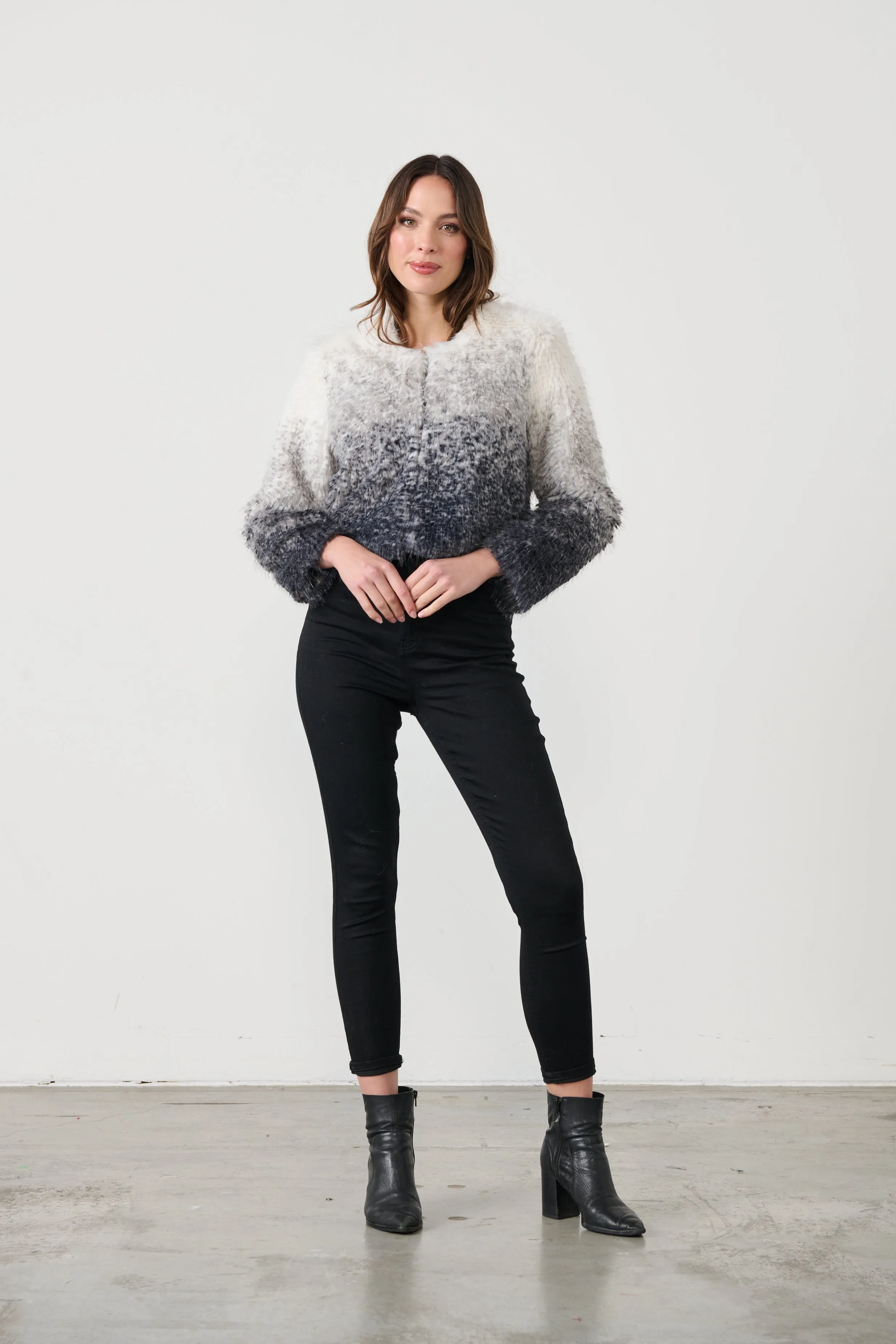 Speckled Gradient Jacket