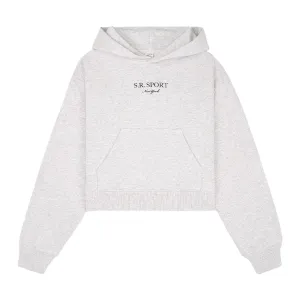 SR Sport Cropped Hoodie 'Heather Grey'