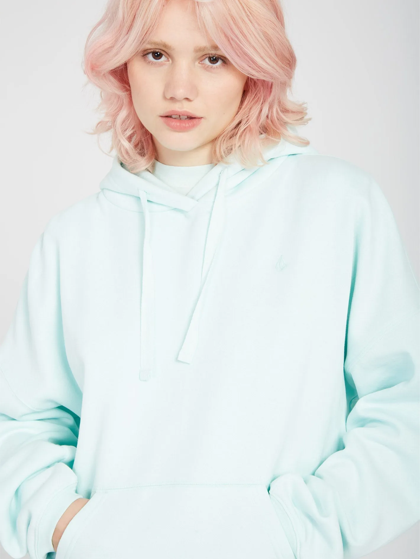 Stone Heart Ii Hoodie - PALE AQUA