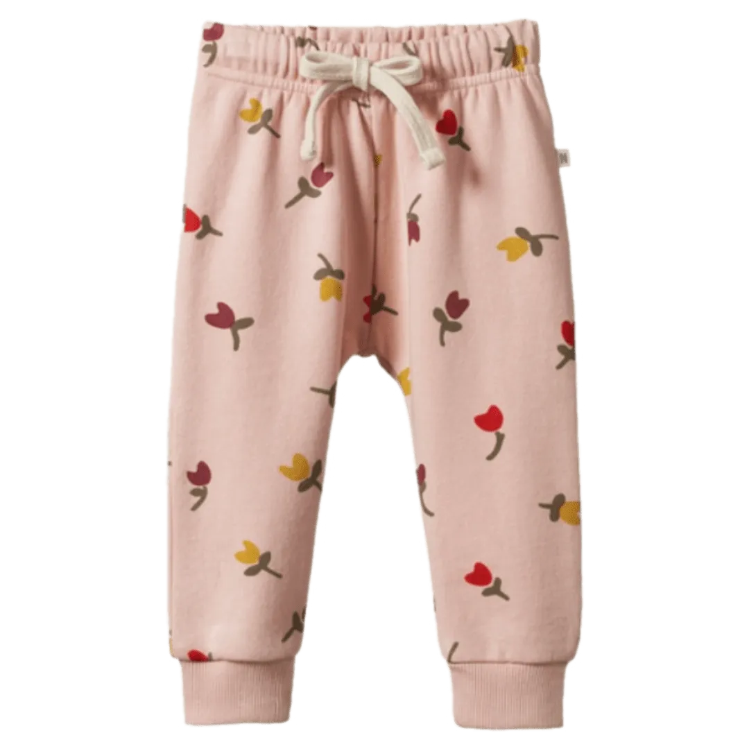 Sunday Track Pants - Tulips Rose Dust