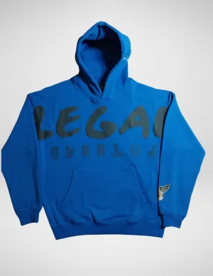 SUPER HEAVY 16 OZ. OVER-SIZED HOODED PULLOVER & Sweatpants Combo ( Design 4 )
