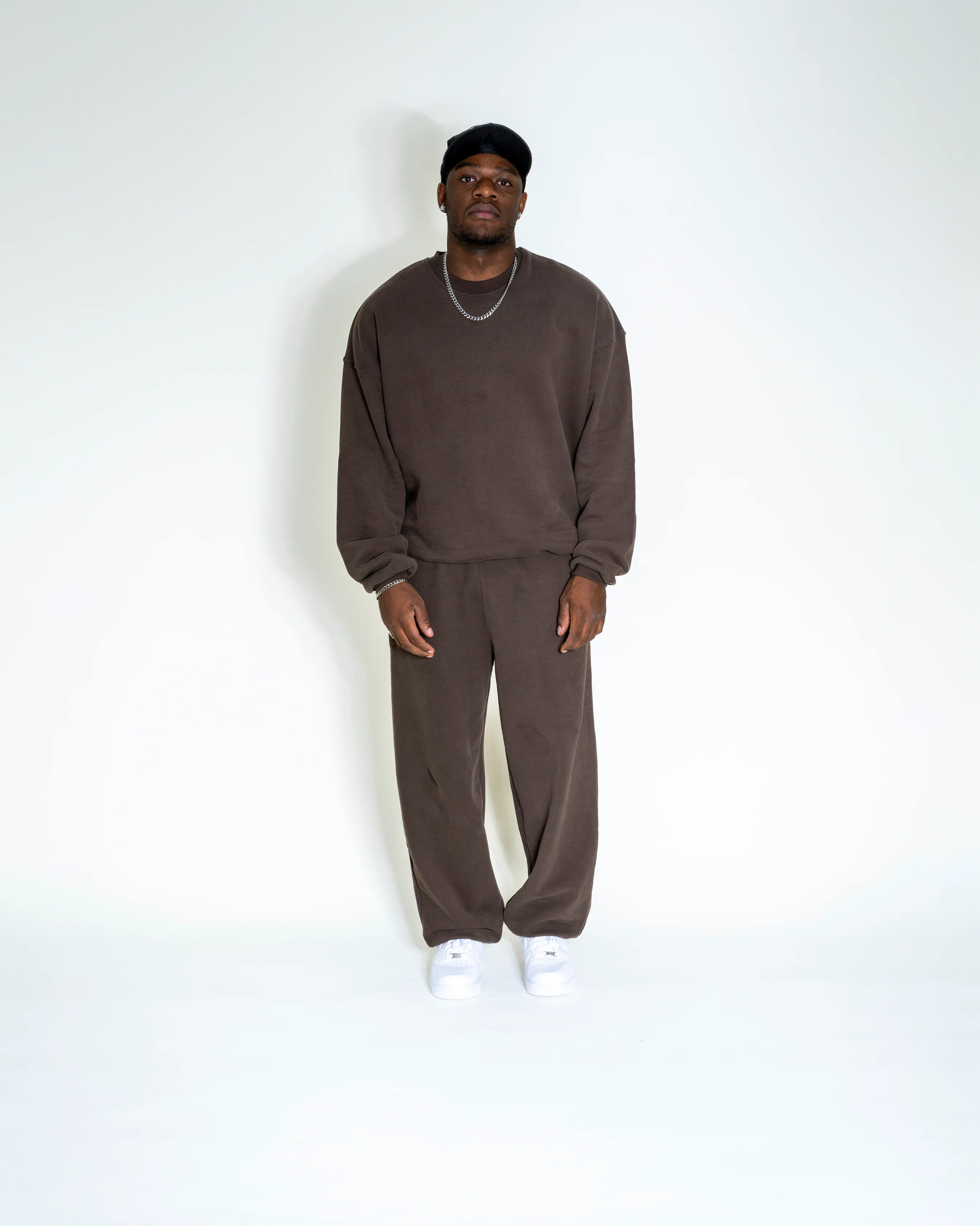 SWEATPANTS - CHOCOLATE BROWN