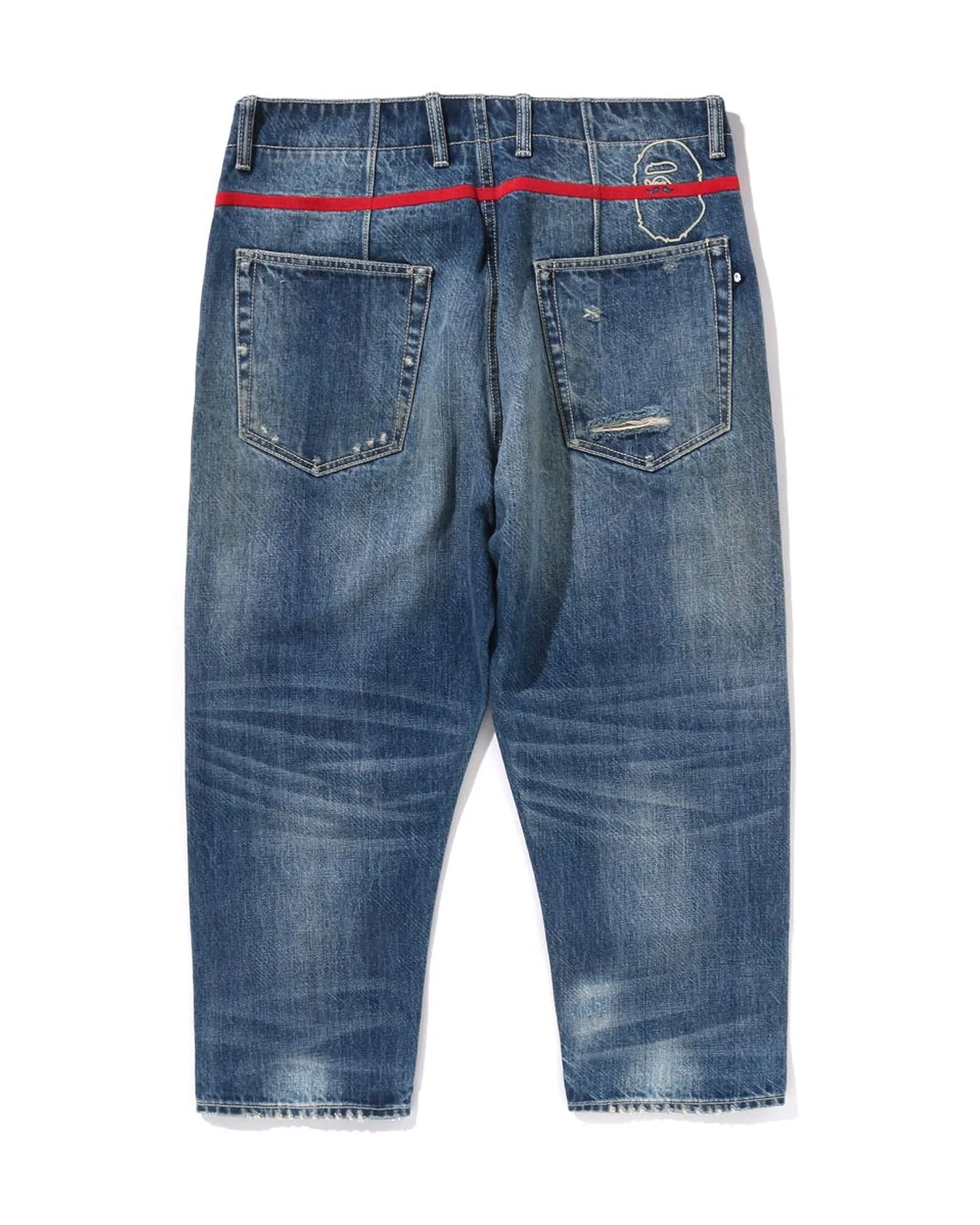 Tapered Denim Pants