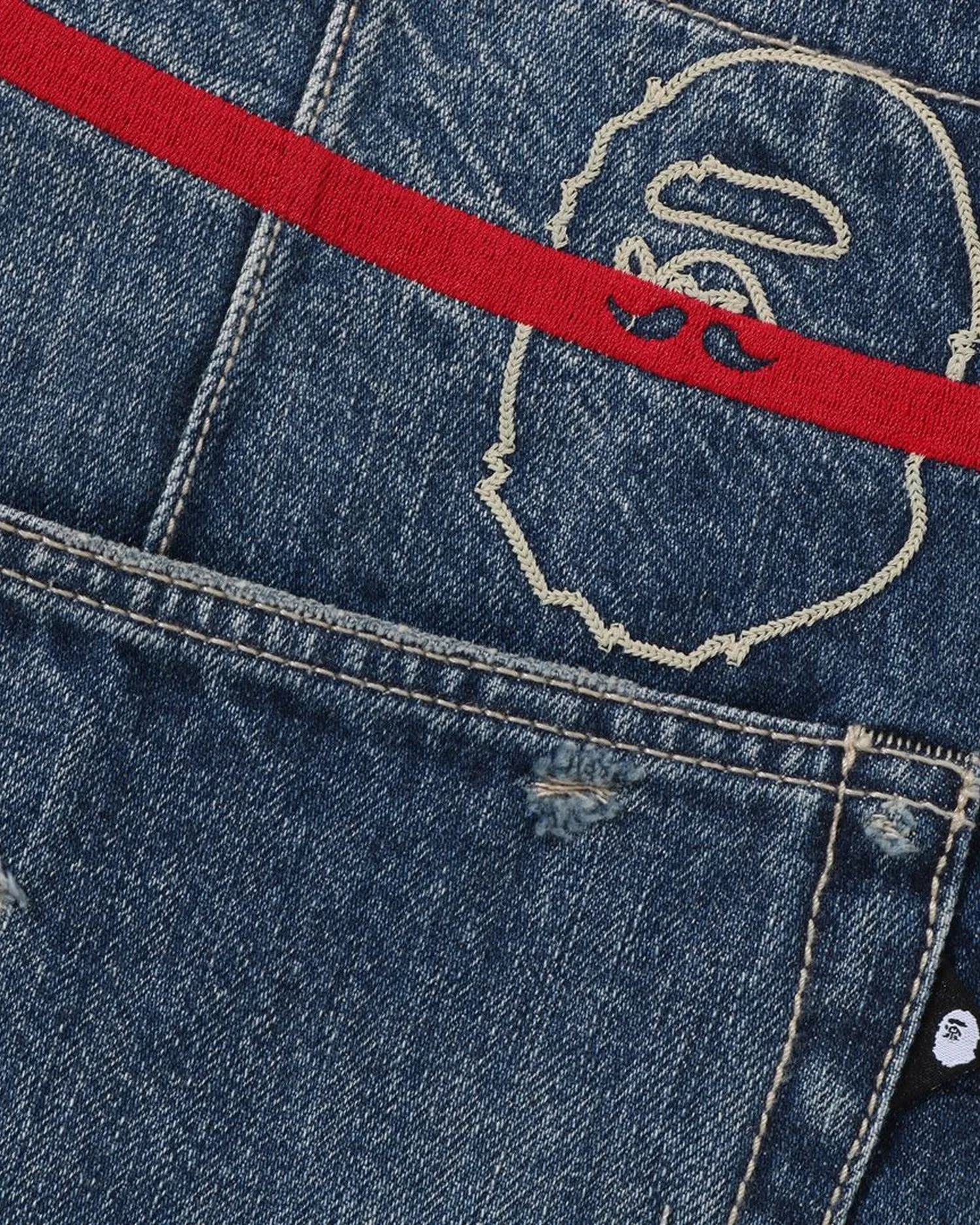 Tapered Denim Pants