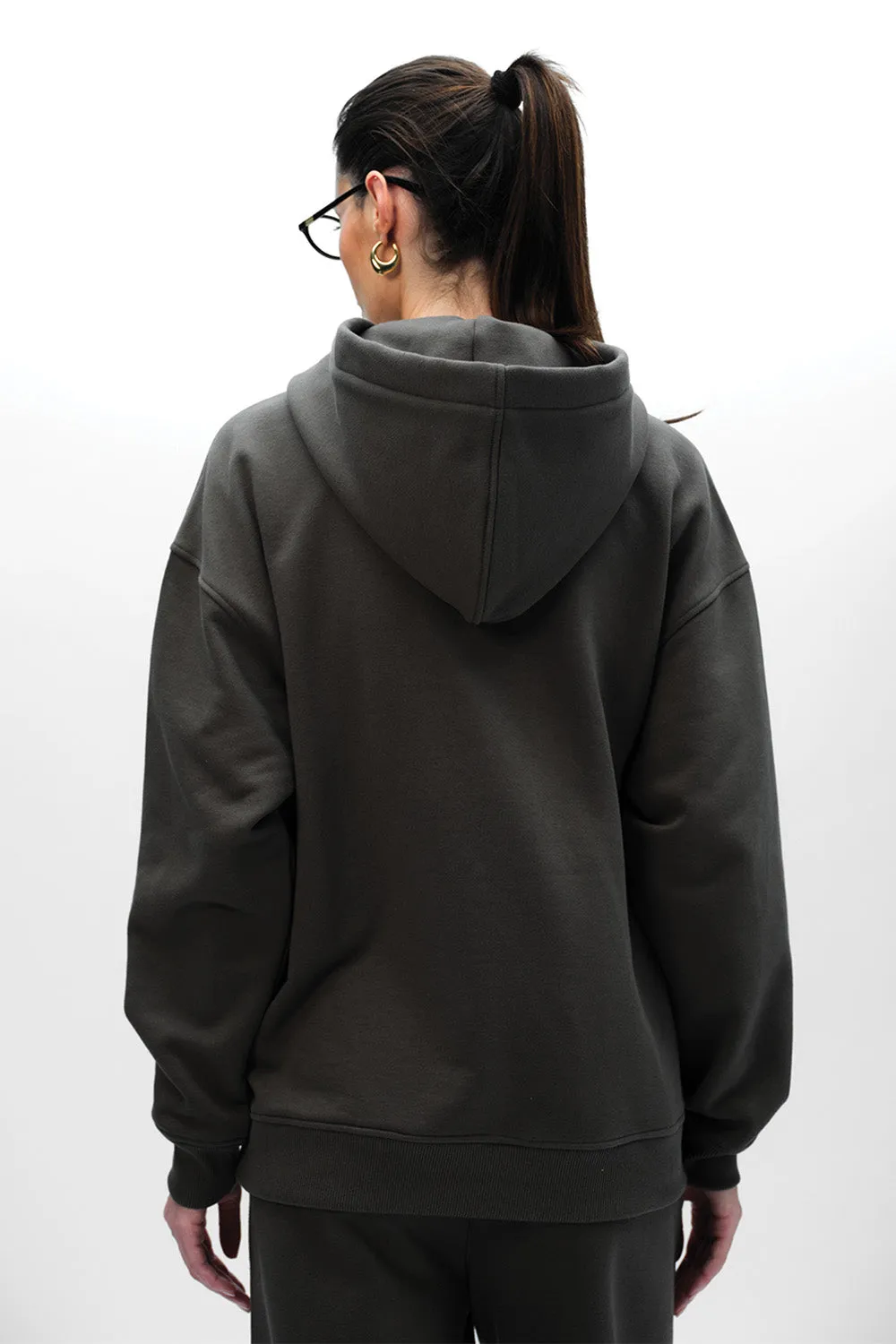 Taupe Wear A Hug Oversized Hoodie
