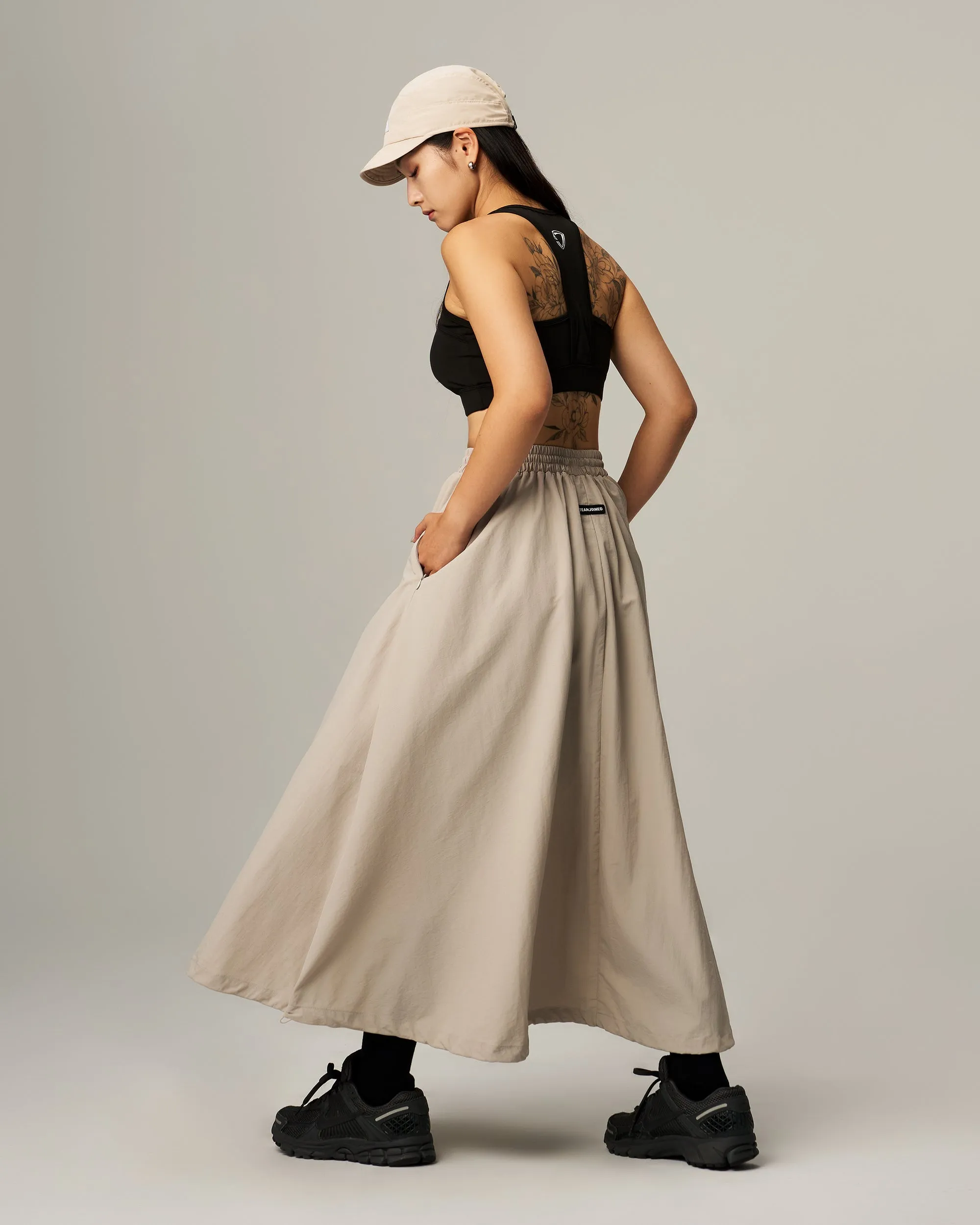 Tech Adjustable A-line Skirt