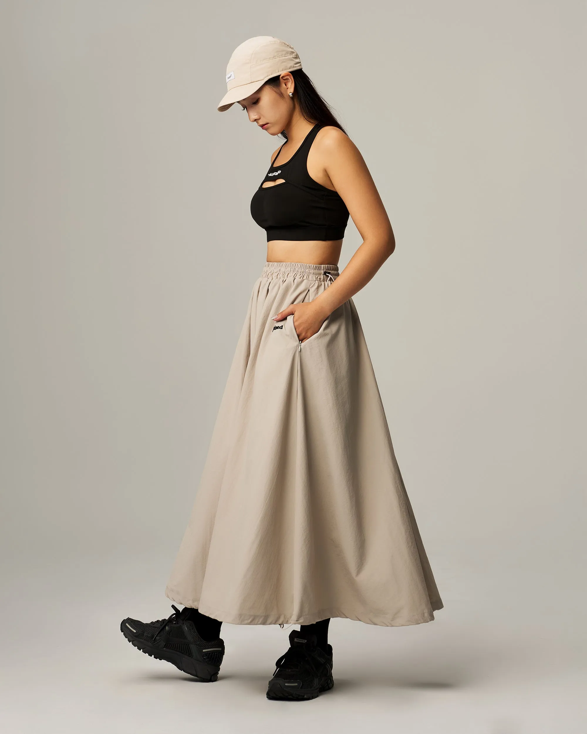 Tech Adjustable A-line Skirt
