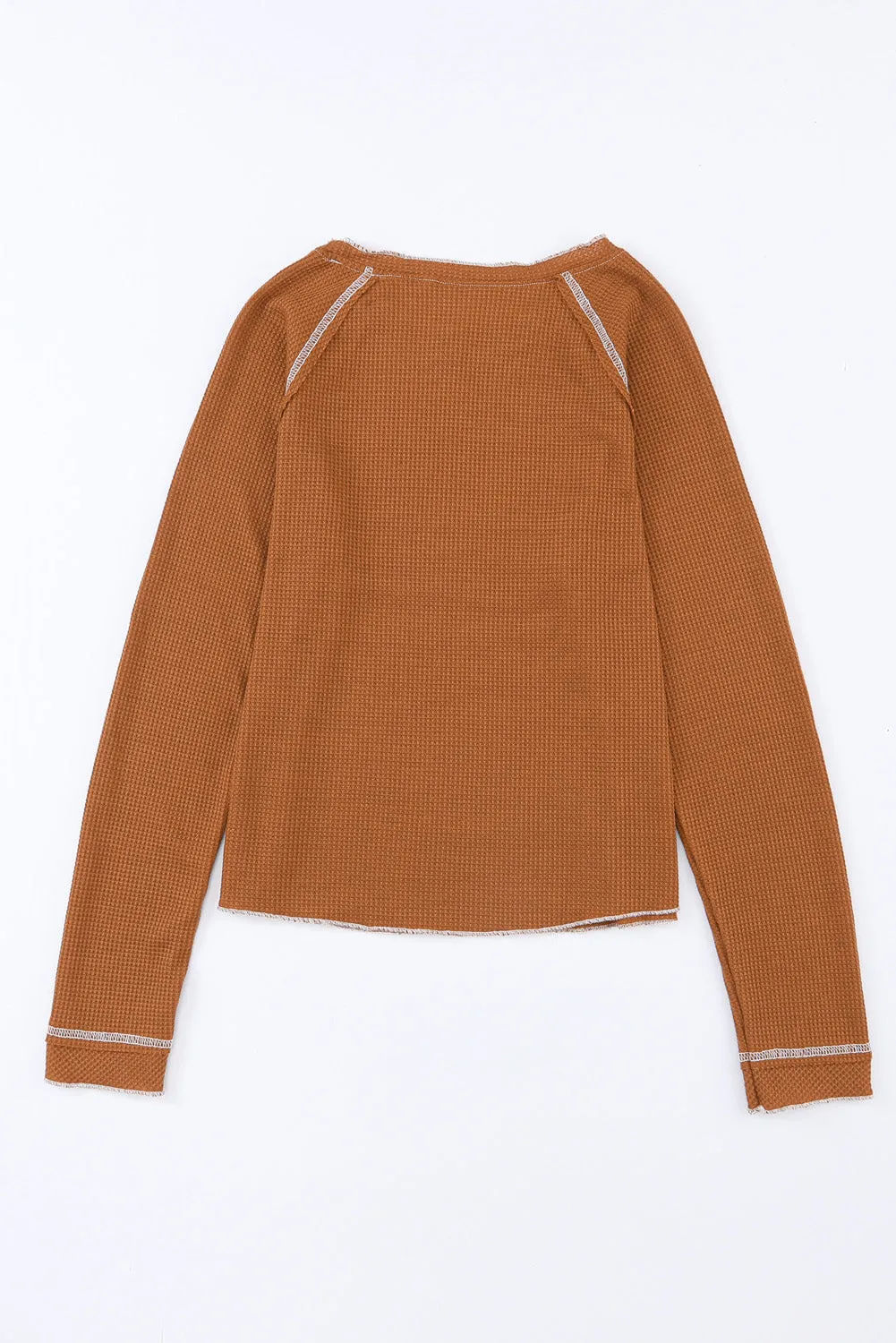 Textured Long Sleeve Top