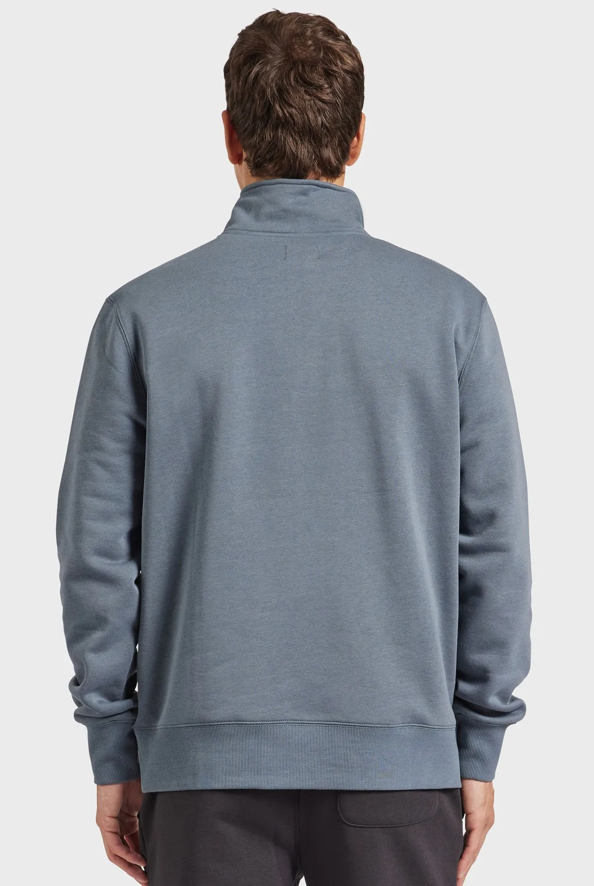 The Academy Brand, Academy 1/2 Zip Sweat | Shadow Blue