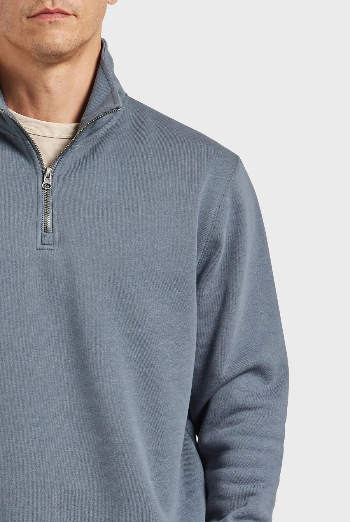 The Academy Brand, Academy 1/2 Zip Sweat | Shadow Blue