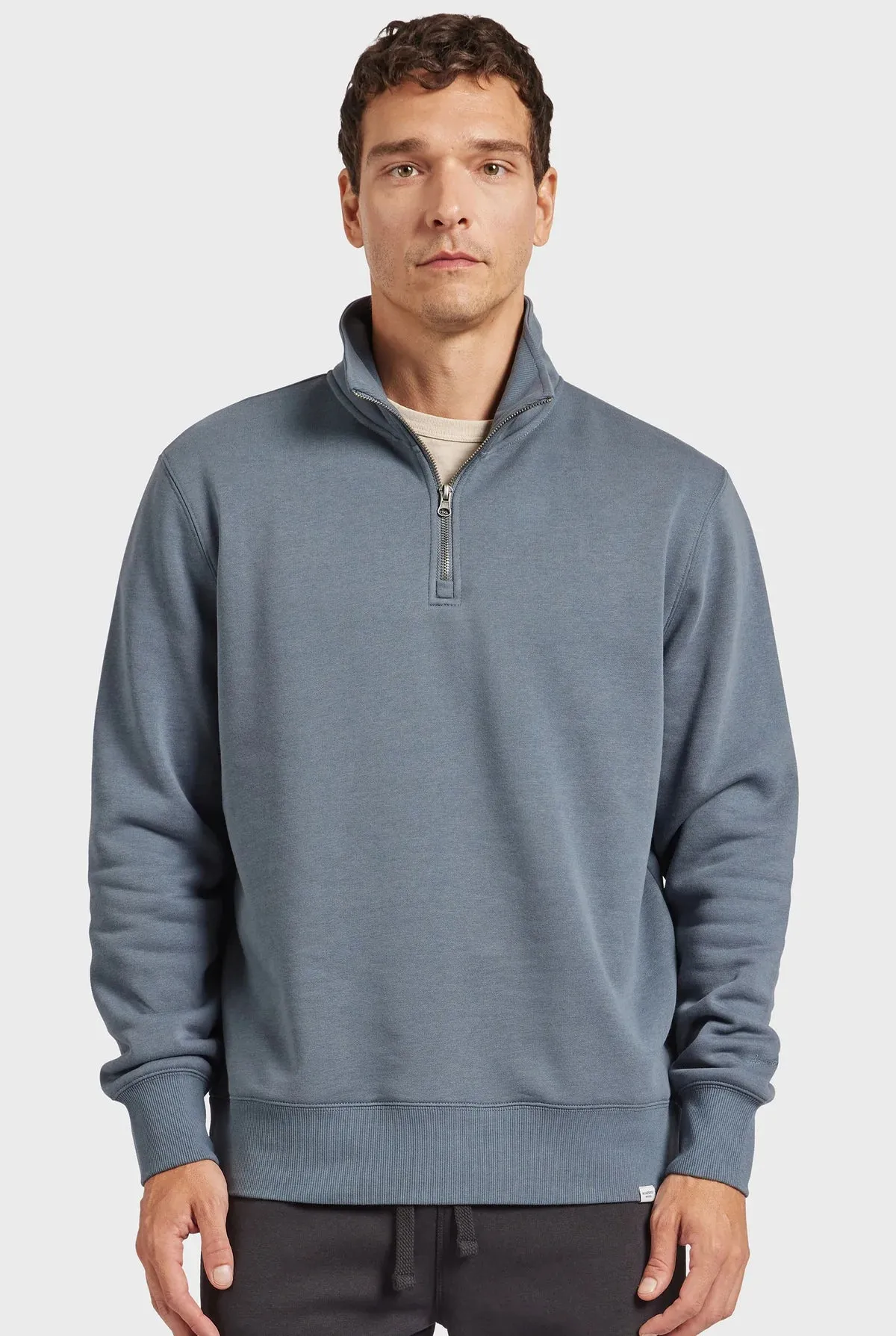 The Academy Brand, Academy 1/2 Zip Sweat | Shadow Blue