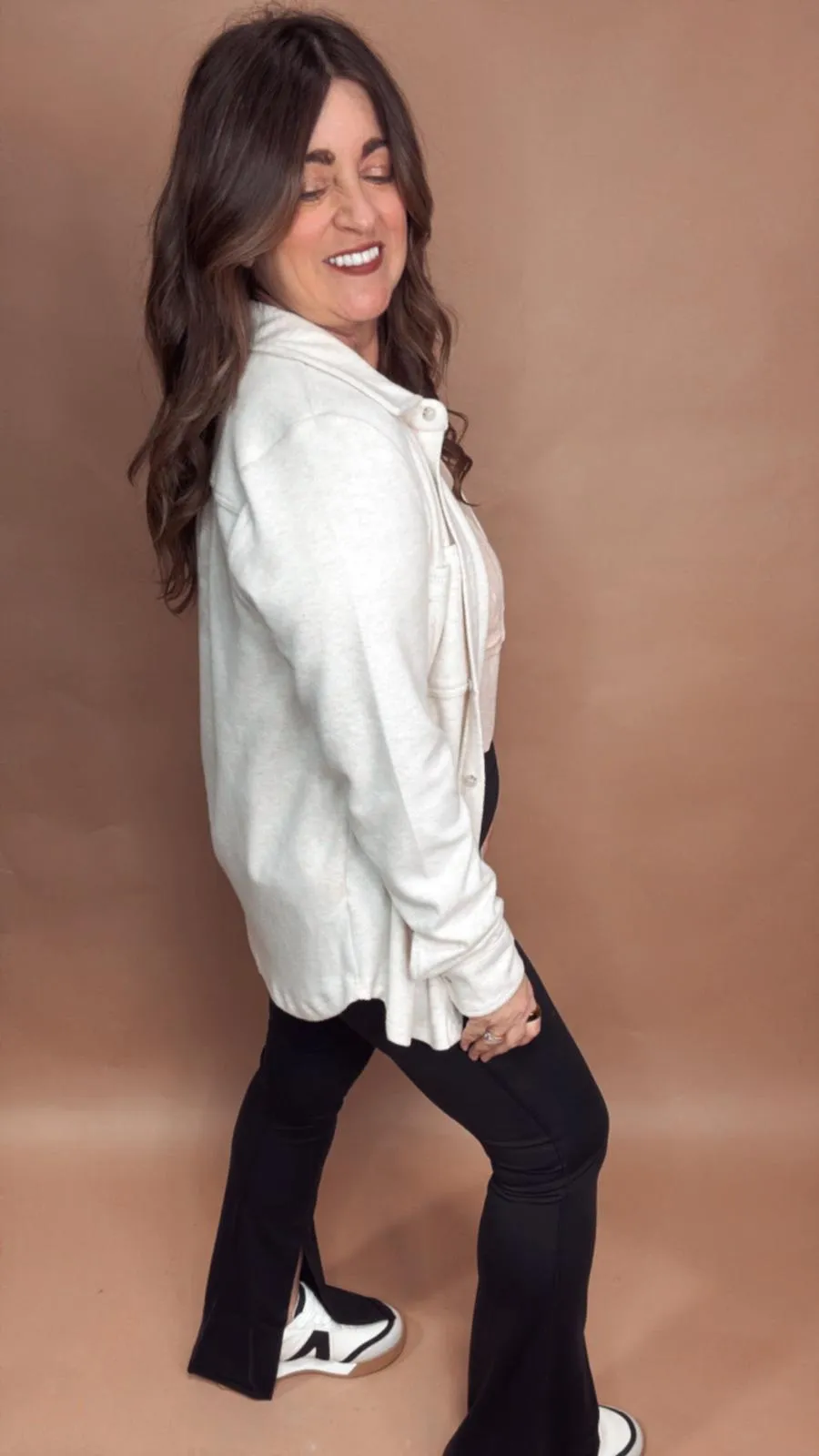 The Lewis Shirt in Pink Oatmeal