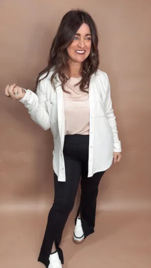 The Lewis Shirt in Pink Oatmeal