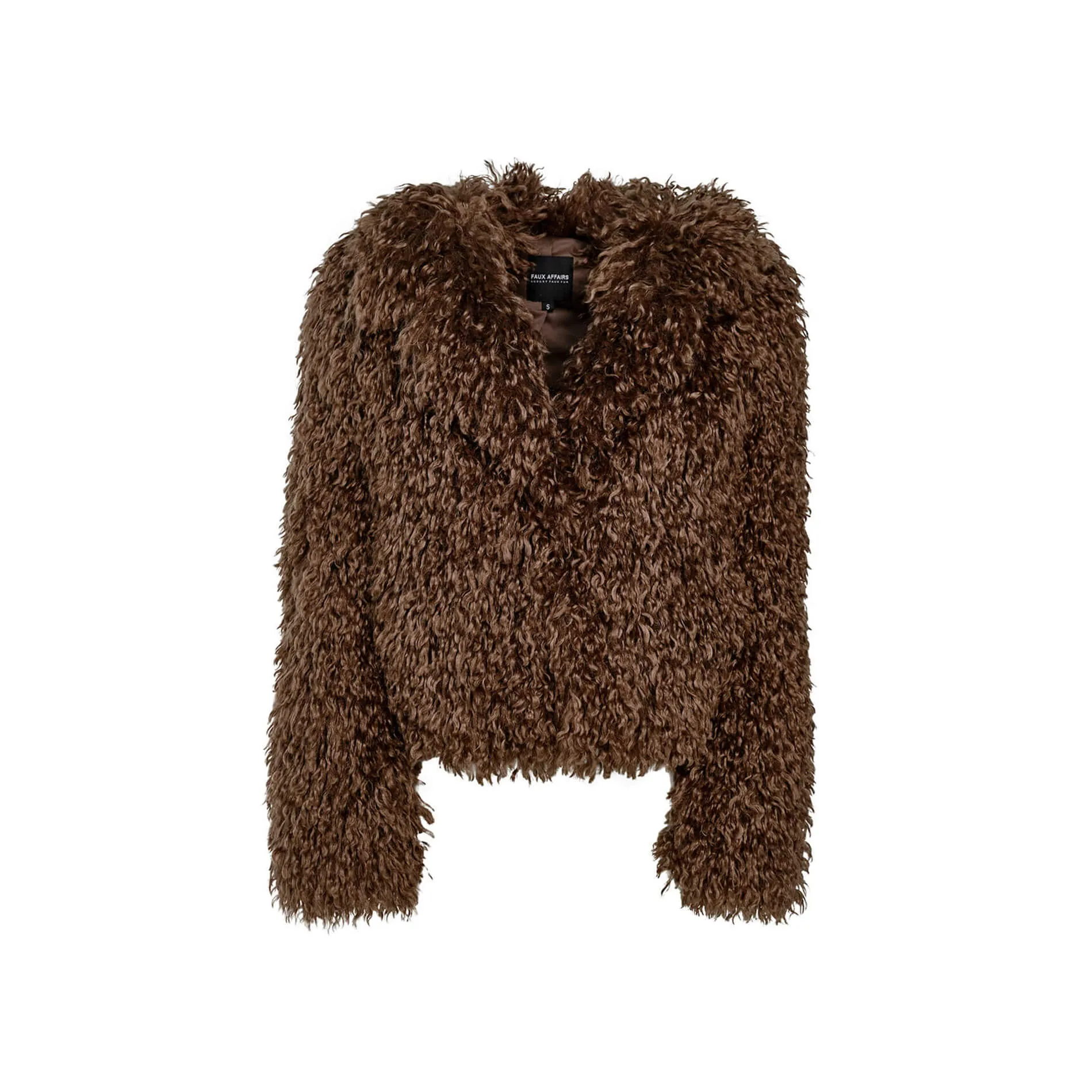 TIBETLAMM JACKE MOCCA