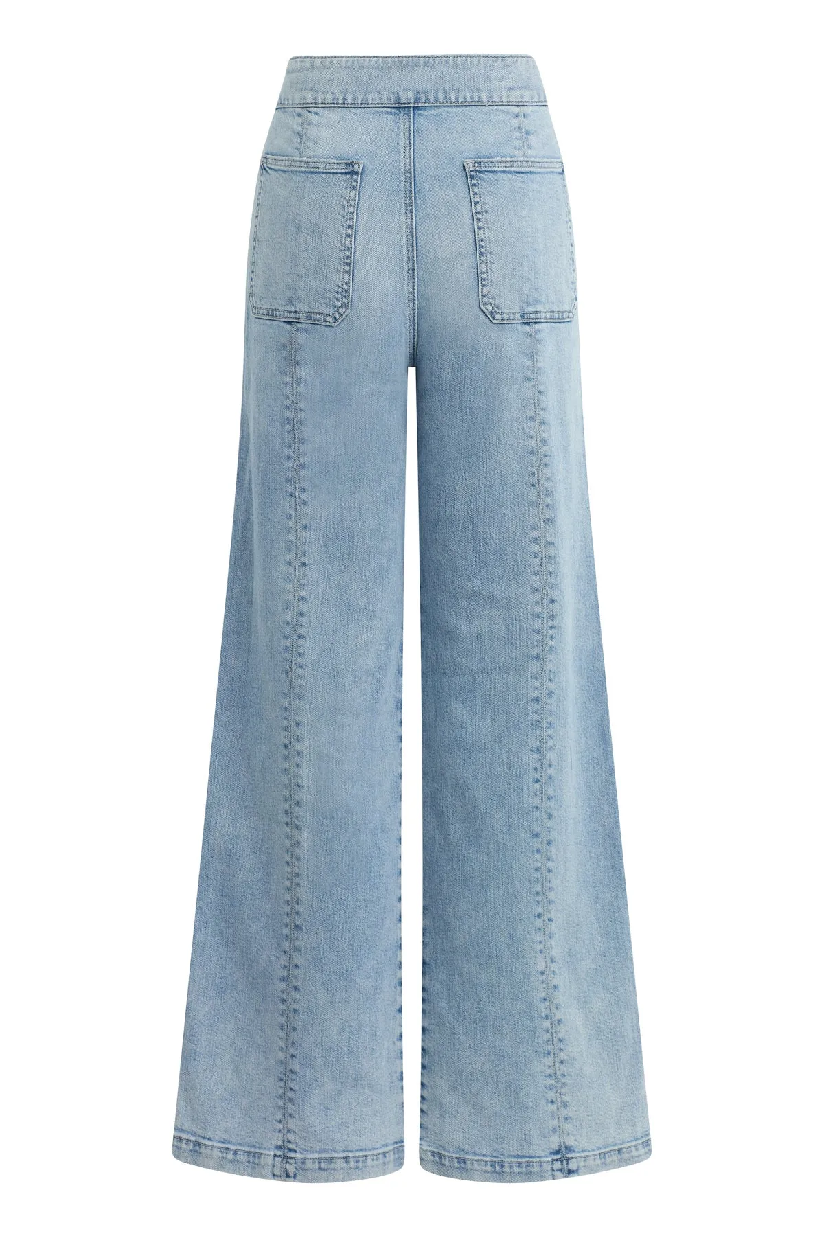 Tie Waist Pintucked Trouser