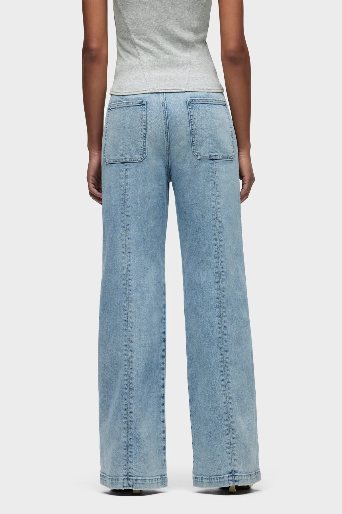 Tie Waist Pintucked Trouser