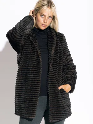 Tiffany Faux Fur Hooded Jacket