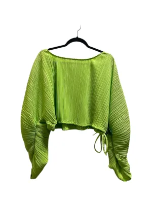 Top Long Sleeve By Clothes Mentor In Green, Size: L