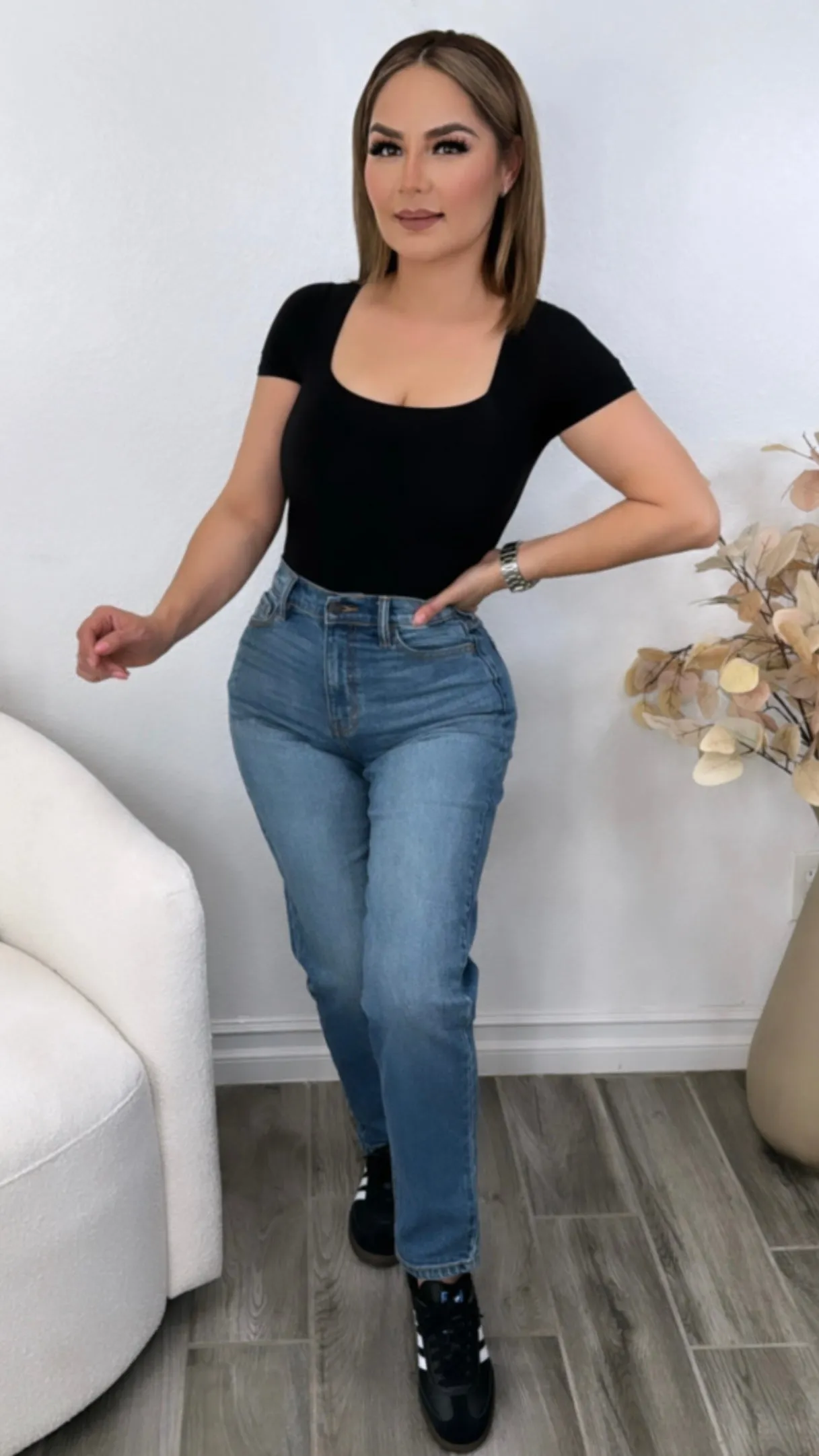 TOUGH LOVE BLACK  BODYSUIT