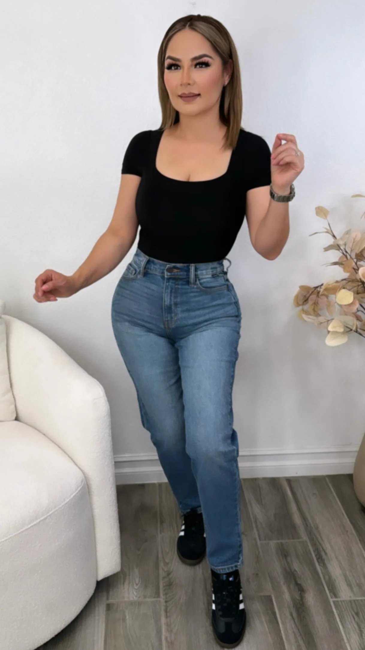 TOUGH LOVE BLACK  BODYSUIT