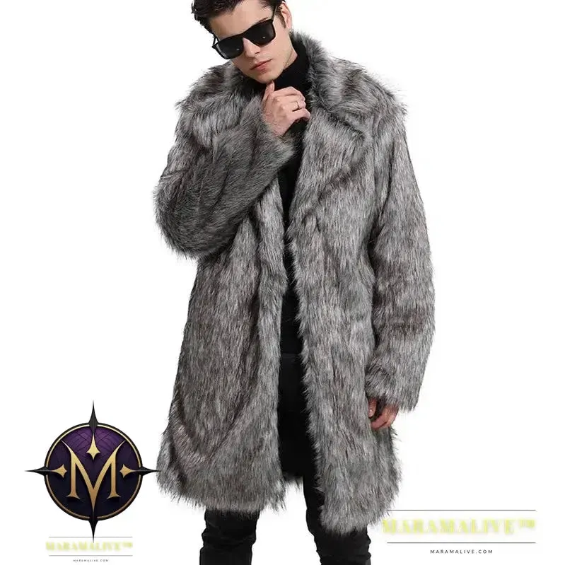 Trendy and Stylish Faux Fur Outerwear for Gentlemen