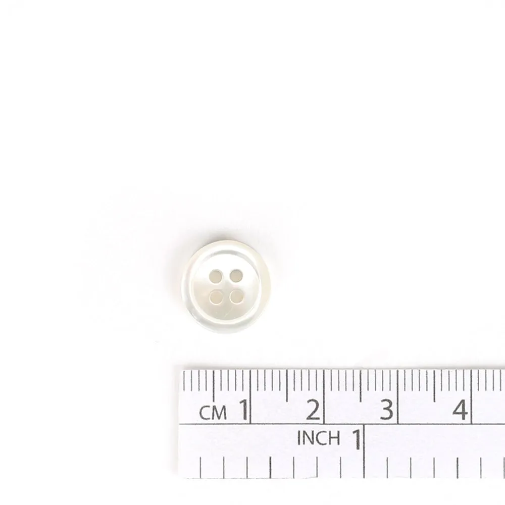Trocas Shell Button 12.7mm - Ivory