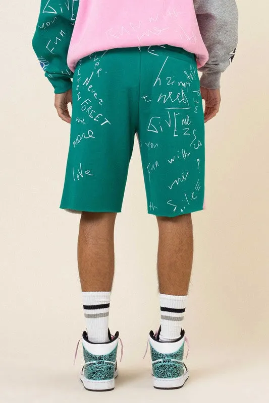 Unisex Color Block Short