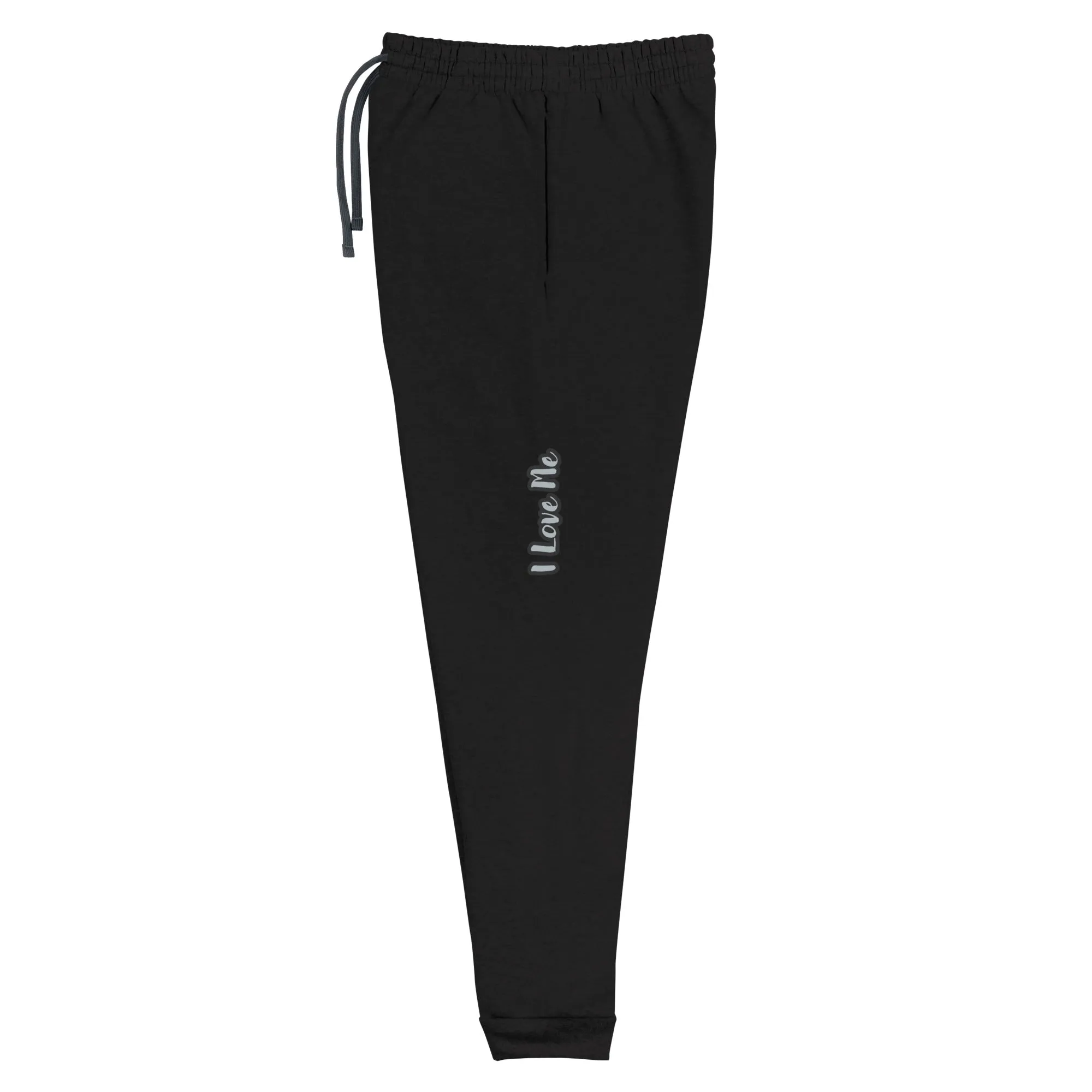 Unisex I Love Me Joggers Black/Grey/Gray on Solid Colors ***CHOOSE COLOR***