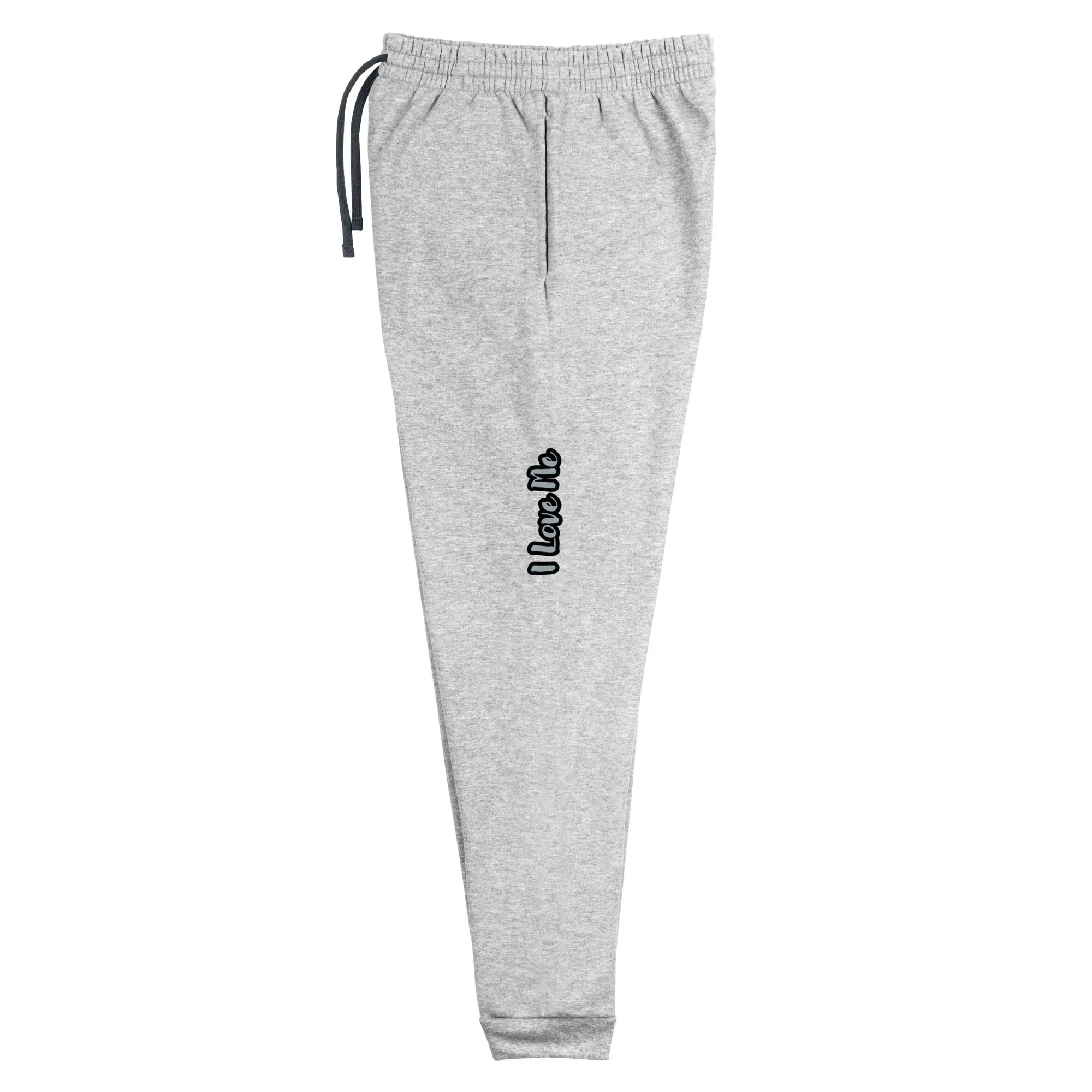 Unisex I Love Me Joggers Black/Grey/Gray on Solid Colors ***CHOOSE COLOR***