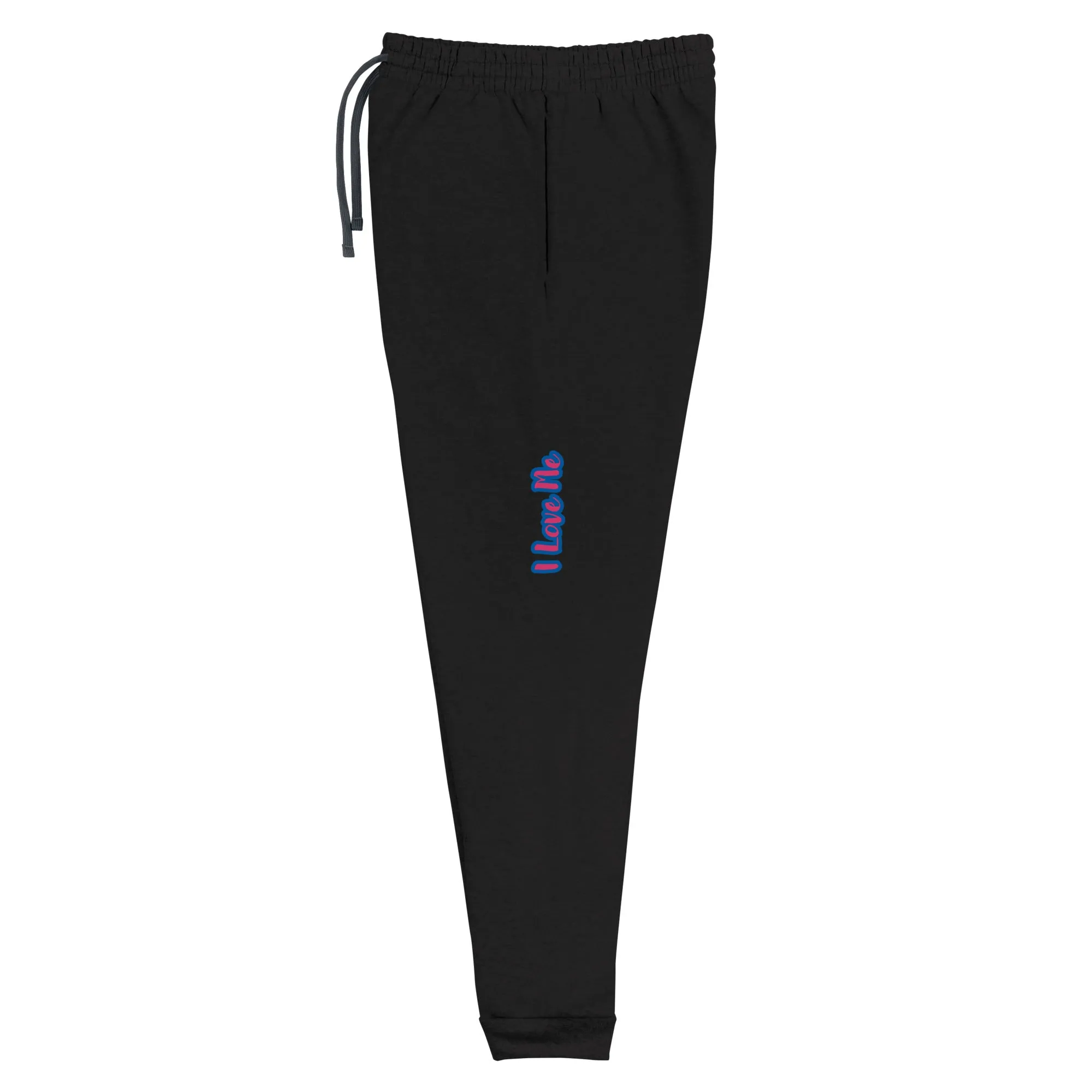Unisex I Love Me Joggers Pink/Blue on Solid Colors ***CHOOSE COLOR***