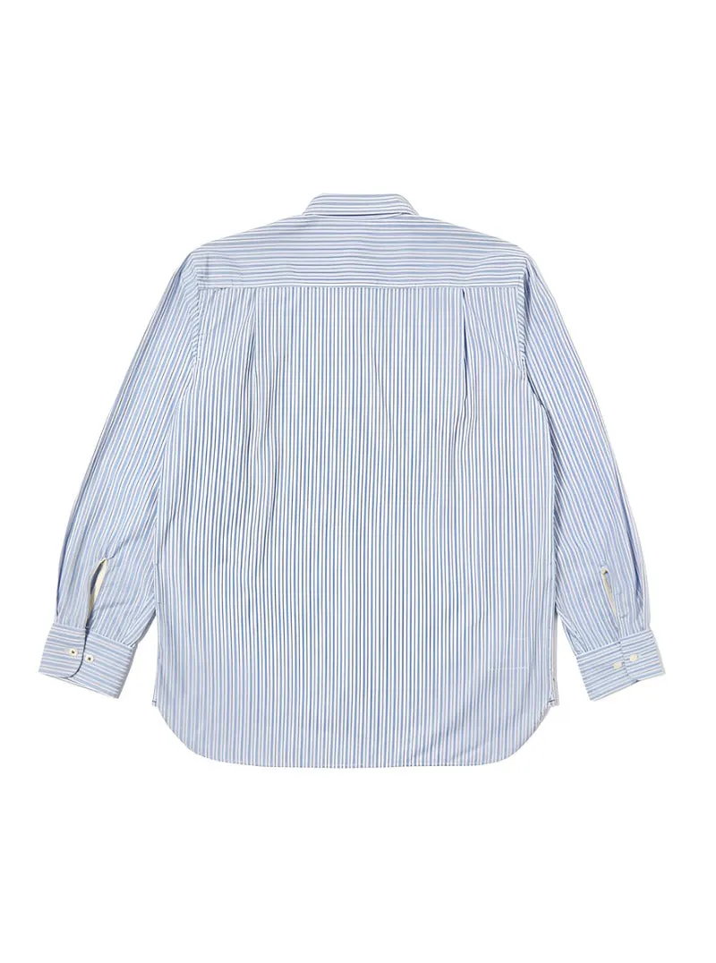 Universal Works Square Pocket Stripe LS Button Down Shirt