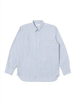 Universal Works Square Pocket Stripe LS Button Down Shirt