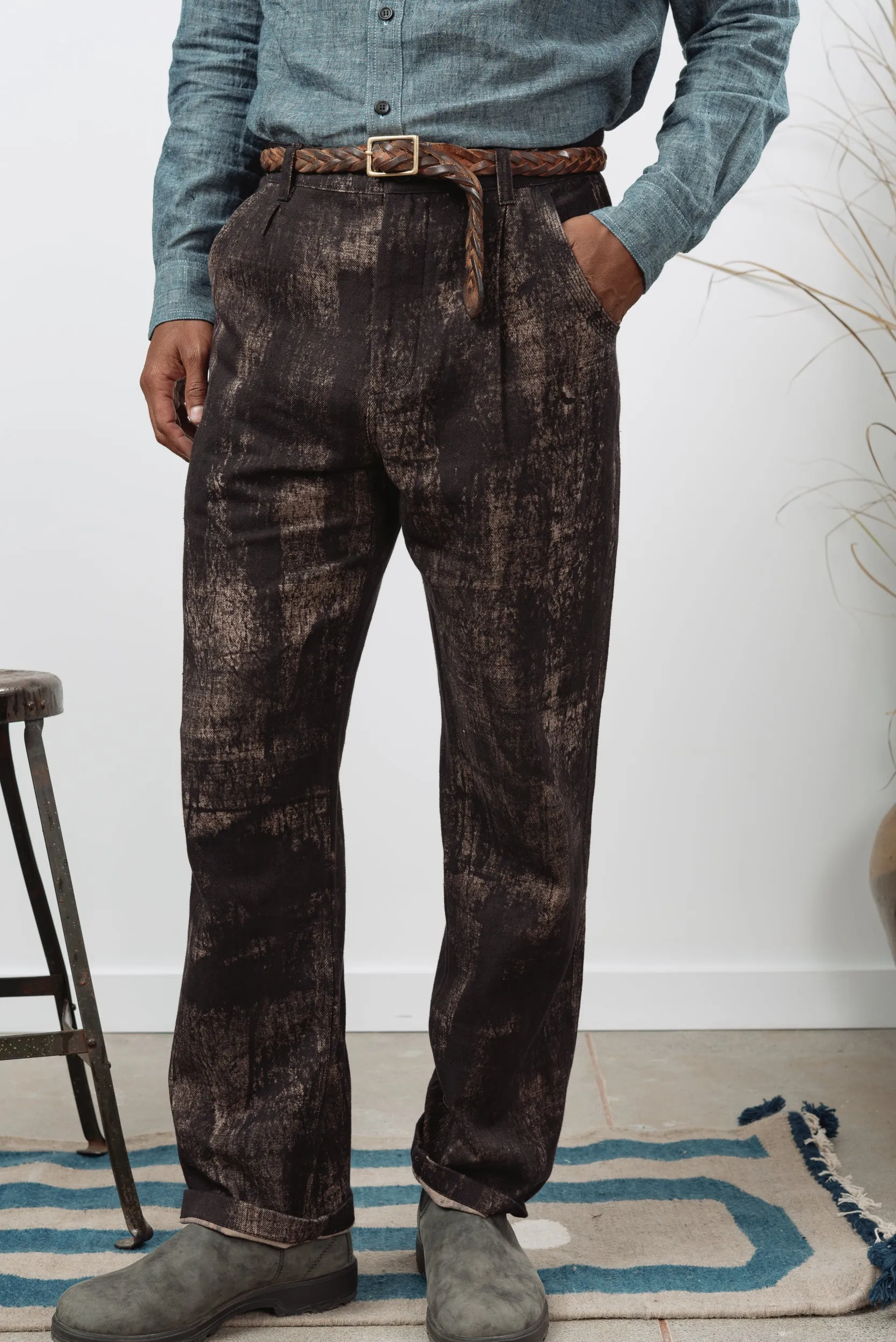 Veda Pant in Potai Twill