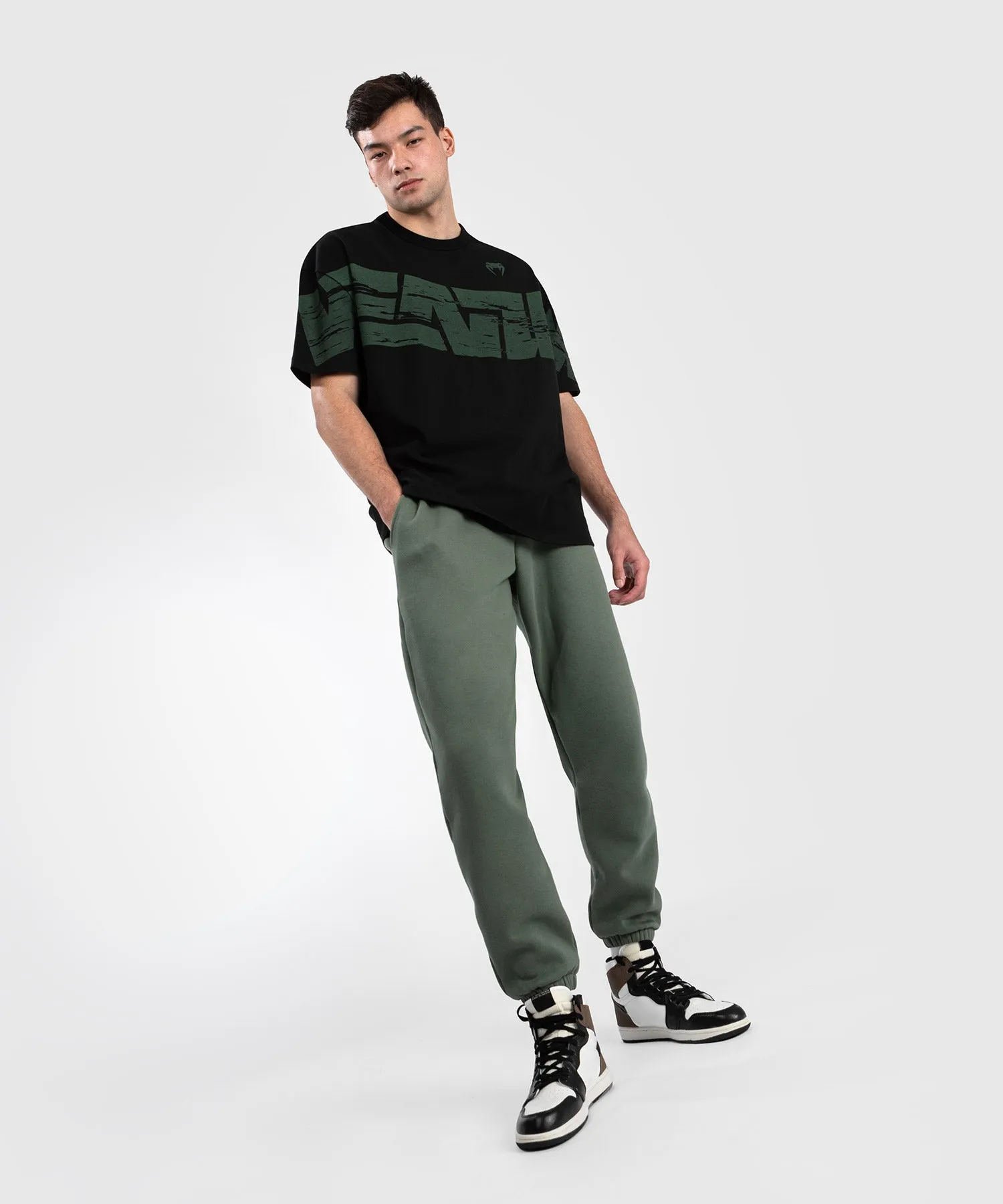 Venum Connect XL T-shirt - Zwart/Groen