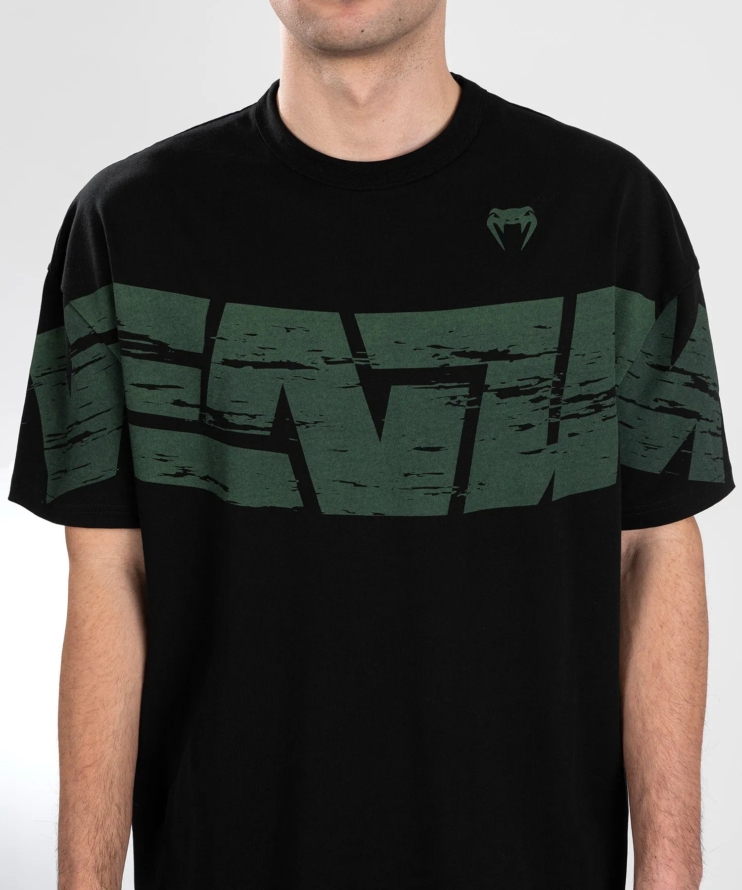 Venum Connect XL T-shirt - Zwart/Groen