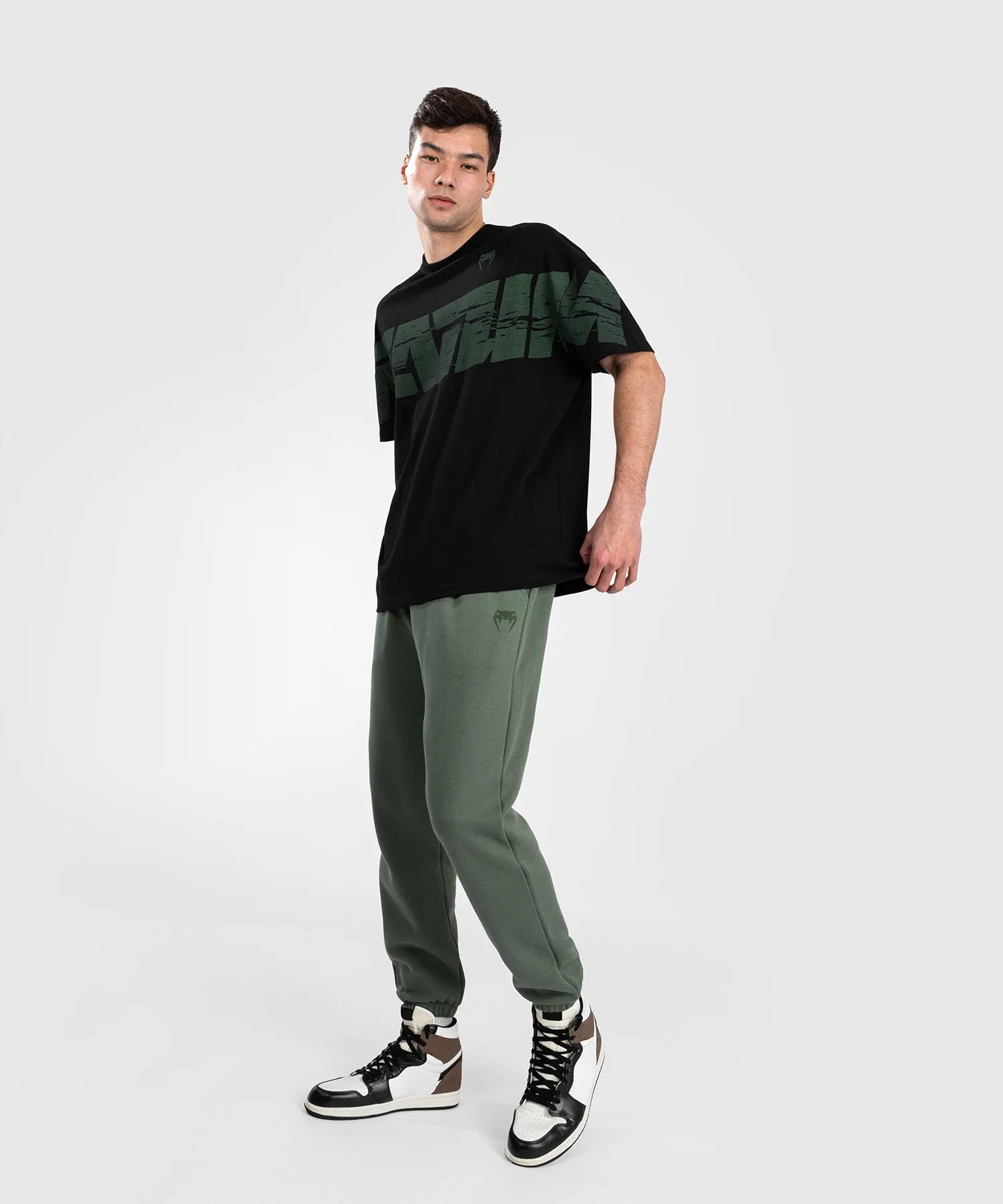 Venum Connect XL T-shirt - Zwart/Groen