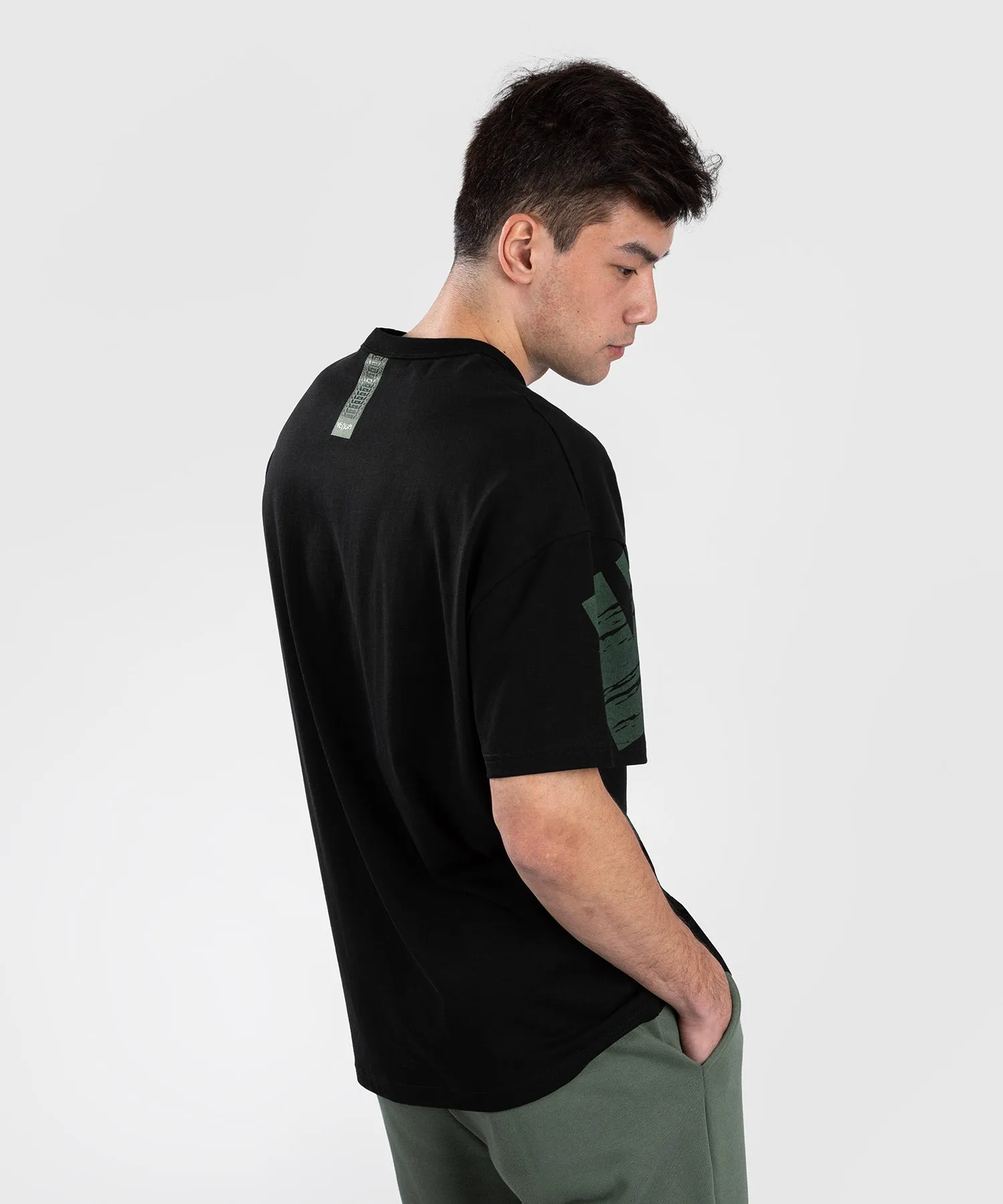 Venum Connect XL T-shirt - Zwart/Groen