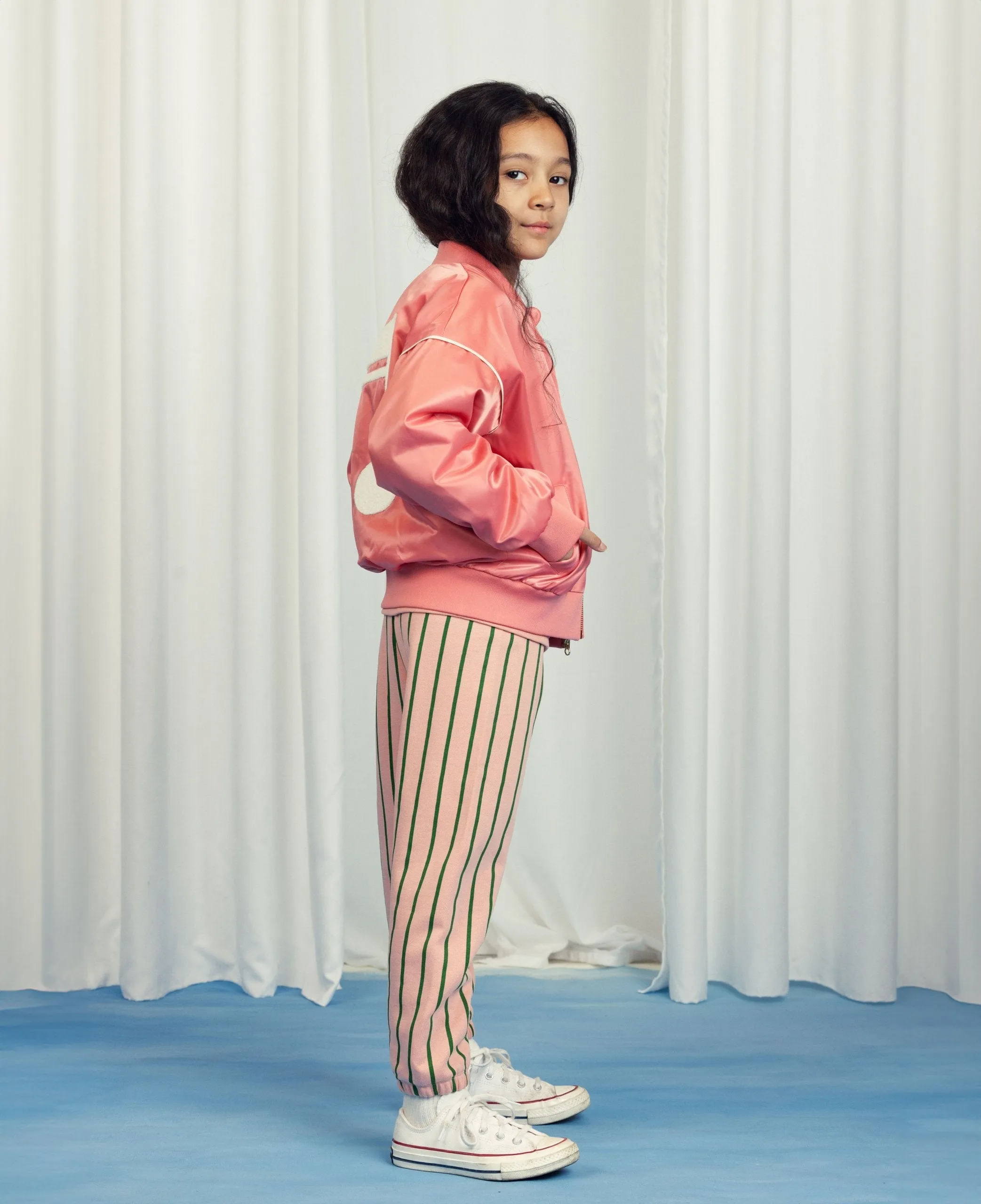 Vertical Stripe Sweatpants