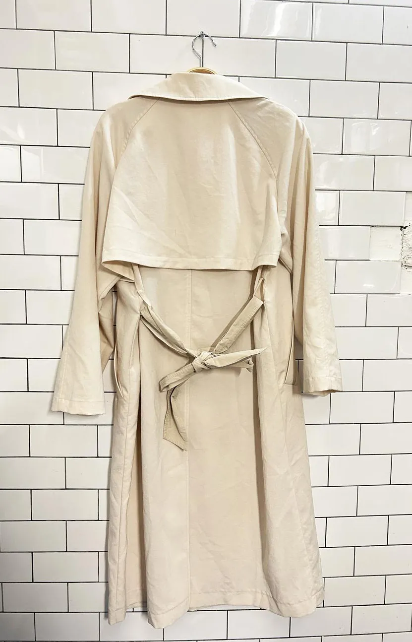 view.y light minimal trench coat