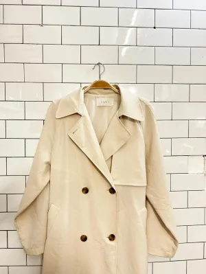 view.y light minimal trench coat