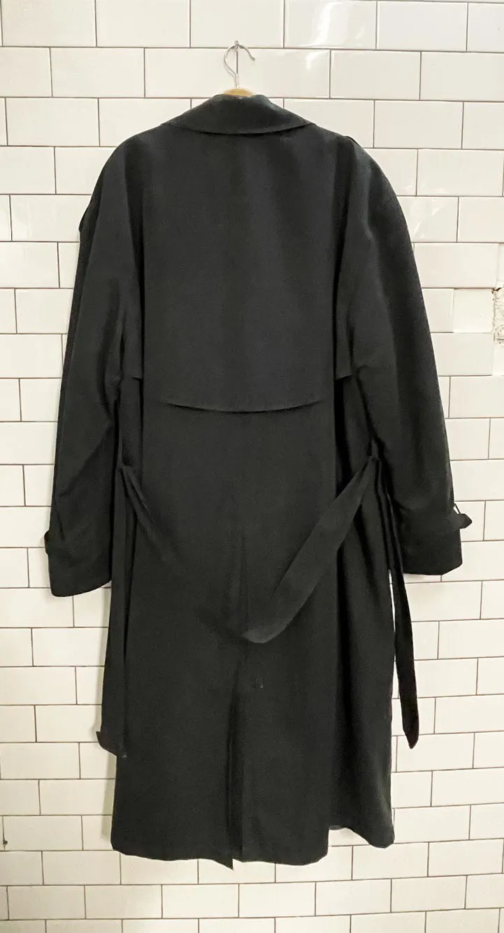 vintage london fog lined soft touch trench coat