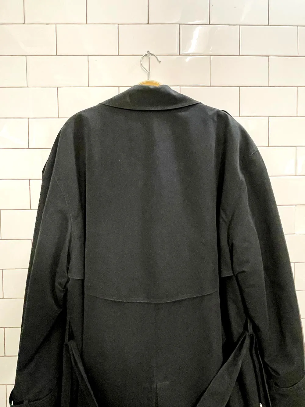 vintage london fog lined soft touch trench coat